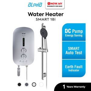 ALPHA Instant Water Heater DC Pump 3.6kW SMART 18i (Random Color)