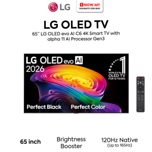 LG 65" C6 OLED evo AI 4K Smart TV OLED65C6PSA
