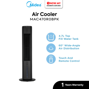MIDEA 4.7L Air Cooler Tower MAC470R0BPK