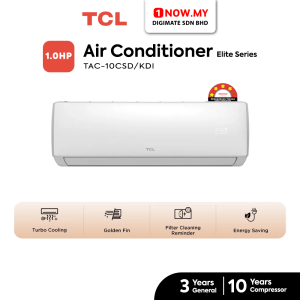 TCL 1HP Inverter Elite KDI Air Conditioner TAC-10CSD/KDI | 4 Star Energy Efficient