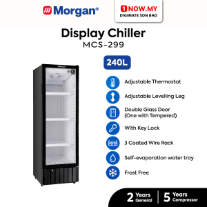 MORGAN 240L Chiller Showcase MCS-299 | Frost Free