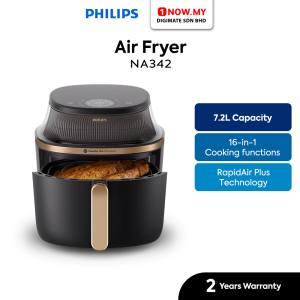 PHILIPS 3000 Series 7.2L Airfryer With Cooking Window NA342/09