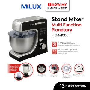 MILUX 6.5L Multi-Function Planetary Stand Mixer With Blender MSM-1000