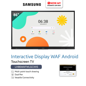 SAMSUNG 86" Interactive Display WAF Android TV LH86WAFWLGCXXS (Pre Order)