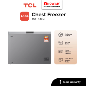 TCL 438L Chest Freezer TCF-438G | 4 Star Energy Efficient