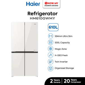 HAIER 610L Inverter Multi Door Refrigerator HM610GWMY
