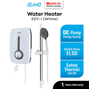 ALPHA Instant Water Heater DC Pump 3.8kW EZY-i (White)