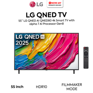 LG 55" QNED80 4K UHD HDR10 AI Smart TV 55QNED80ASA
