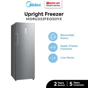 MIDEA 227L Upright Freezer 1-Door MDRU333FEG50YX
