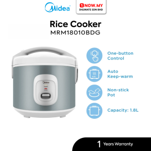 MIDEA 1.8L Jar Rice Cooker MRM1801BDG