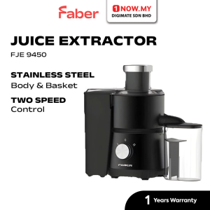 FABER Juice Extractor Retro-Black FJE 9450