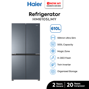 HAIER 610L Inverter Multi Door Refrigerator HM610SLMY