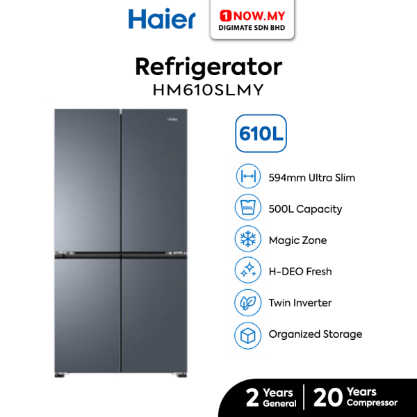 HAIER 610L Inverter Multi Door Refrigerator HM610SLMY